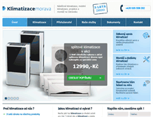 Tablet Screenshot of klimatizace-morava.com